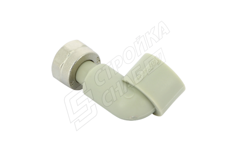 Угольник PPR с накидной гайкой 20x1/2 Угольник PPR с накидной гайкой 20x1/2
