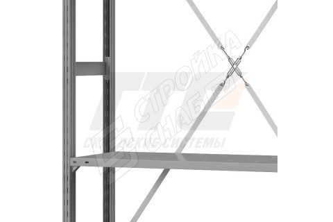 Стеллаж металлический ТСУ Универсал, 3000x760x600 мм. Полки: метал. перф. 6 шт. Стеллаж металлический ТСУ Универсал, 3000x760x600 мм. Полки: метал. перф. 6 шт.