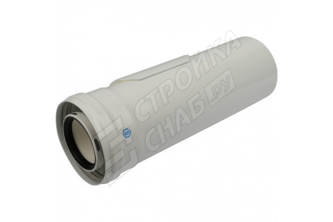 Элемент дымохода конденсационная 60/100 PP-AL 310 мм с инспекционным окном STOUT Элемент дымохода конденсационная 60/100 PP-AL 310 мм с инспекционным окном STOUT