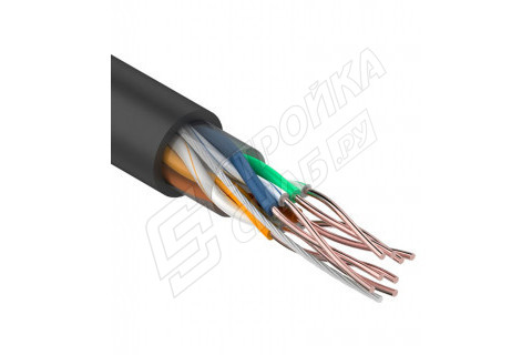Кабель компьютерный (витая пара) UTP 4PR CAT5e 4х2x0,51 мм Rexant (305 м) Кабель компьютерный (витая пара) UTP 4PR CAT5e 4х2x0,51 мм Rexant (305 м)