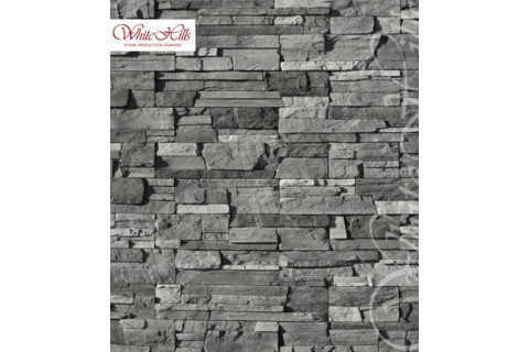 Камень искусственный White Hills Фьорд Лэнд черно-серый (24 шт.=0,8 кв.м) Камень искусственный White Hills Фьорд Лэнд черно-серый (24 шт.=0,8 кв.м)