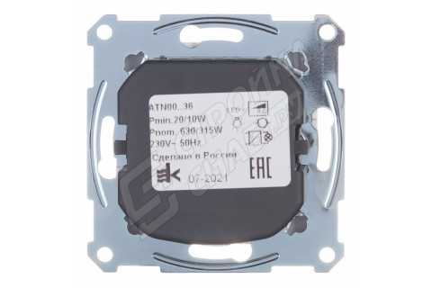 Диммер Schneider Electric Atlas Design ATN000136 скрытая установка белый 20-630 Вт поворотно-нажимной Диммер Schneider Electric Atlas Design ATN000136 скрытая установка белый 20-630 Вт поворотно-нажимной