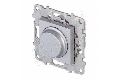 Диммер Schneider Electric Unica NEW NU551430 скрытая установка алюминий 5-200 Вт поворотно-нажимной Диммер Schneider Electric Unica NEW NU551430 скрытая установка алюминий 5-200 Вт поворотно-нажимной