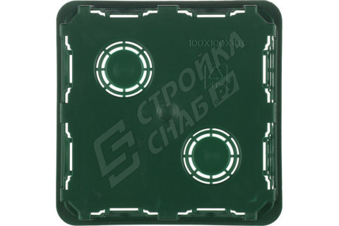 Коробка распределительная Schneider Electric для скрытой установки в бетон 112х112х51 мм 28 вводов зеленая IP30 с крышкой Коробка распределительная Schneider Electric для скрытой установки в бетон 112х112х51 мм 28 вводов зеленая IP30 с крышкой