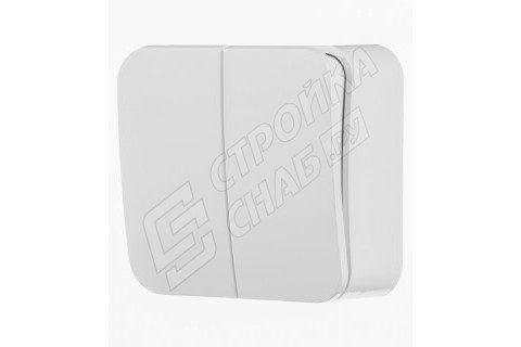 Выключатель Schneider Electric Blanca BLNVA105011 двухклавишный открытая установка белый Выключатель Schneider Electric Blanca BLNVA105011 двухклавишный открытая установка белый