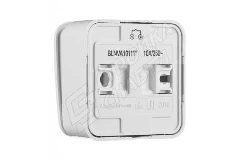Выключатель Schneider Electric Blanca BLNVA101111 одноклавишный открытая установка белый с подсветкой Выключатель Schneider Electric Blanca BLNVA101111 одноклавишный открытая установка белый с подсветкой