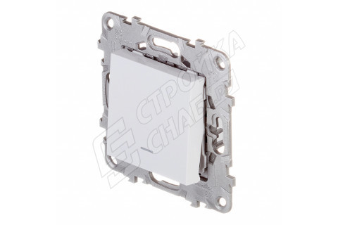 Выключатель Schneider Electric Unica NEW NU520118N одноклавишный скрытая установка белый с подсветкой Выключатель Schneider Electric Unica NEW NU520118N одноклавишный скрытая установка белый с подсветкой