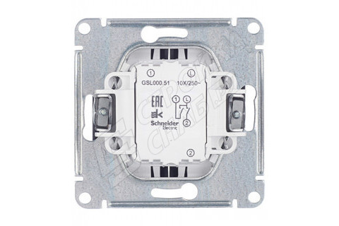 Выключатель Schneider Electric Glossa GSL000751 двухклавишный скрытая установка антрацит Выключатель Schneider Electric Glossa GSL000751 двухклавишный скрытая установка антрацит