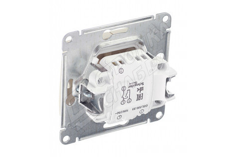 Выключатель Schneider Electric Glossa GSL000253 двухклавишный скрытая установка бежевый с подсветкой Выключатель Schneider Electric Glossa GSL000253 двухклавишный скрытая установка бежевый с подсветкой