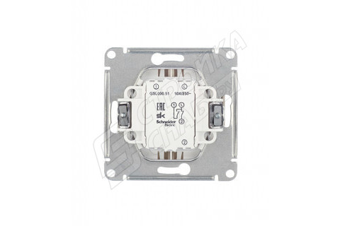 Выключатель Schneider Electric Glossa GSL000251 двухклавишный скрытая установка бежевый Выключатель Schneider Electric Glossa GSL000251 двухклавишный скрытая установка бежевый