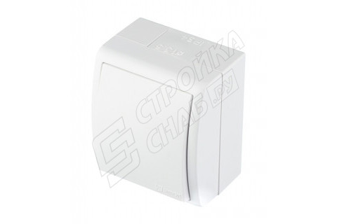 Выключатель Simon 15 Aqua 1594101-030 одноклавишный открытая установка белый IP54 Выключатель Simon 15 Aqua 1594101-030 одноклавишный открытая установка белый IP54