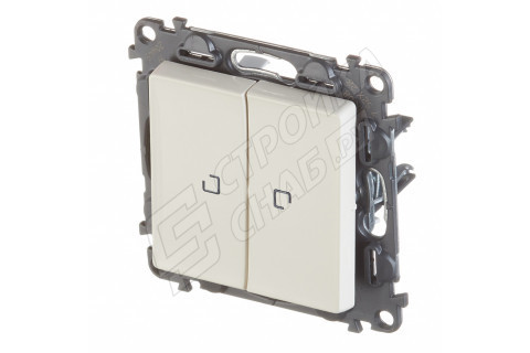 Выключатель Legrand Valena LIFE 752528 двухклавишный скрытая установка слоновая кость с подсветкой Выключатель Legrand Valena LIFE 752528 двухклавишный скрытая установка слоновая кость с подсветкой