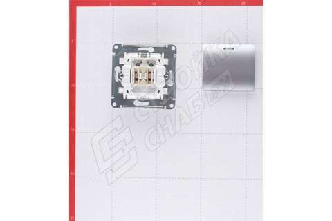 Выключатель Schneider Electric Glossa GSL000313 одноклавишный скрытая установка алюминий с подсветкой Выключатель Schneider Electric Glossa GSL000313 одноклавишный скрытая установка алюминий с подсветкой