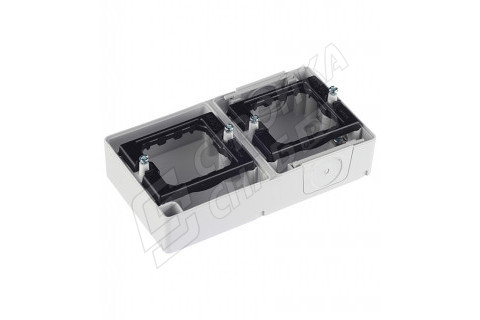 Основание под рамку Simon 44 Aqua двухместную 4400761-035 горизонтальную серое IP55 152х84х33 мм Основание под рамку Simon 44 Aqua двухместную 4400761-035 горизонтальную серое IP55 152х84х33 мм