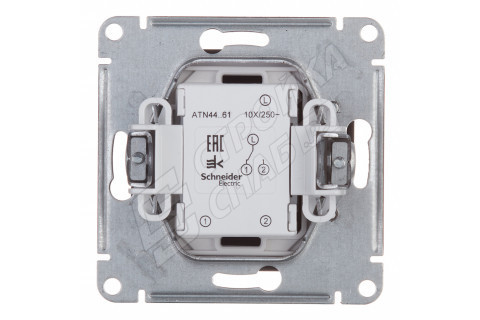Переключатель Schneider Electric Atlas Design ATN441061 одноклавишный на 2 направления скрытая установка карбон IP44 Переключатель Schneider Electric Atlas Design ATN441061 одноклавишный на 2 направления скрытая установка карбон IP44