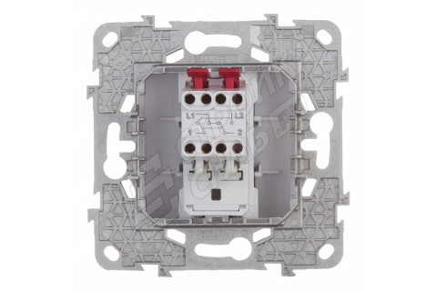 Переключатель Schneider Electric Unica NEW NU520530 одноклавишный перекрестный скрытая установка алюминий Переключатель Schneider Electric Unica NEW NU520530 одноклавишный перекрестный скрытая установка алюминий