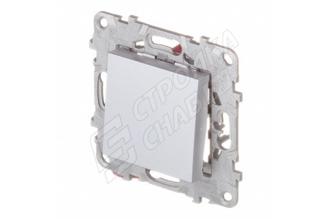 Переключатель Schneider Electric Unica NEW NU520530 одноклавишный перекрестный скрытая установка алюминий Переключатель Schneider Electric Unica NEW NU520530 одноклавишный перекрестный скрытая установка алюминий