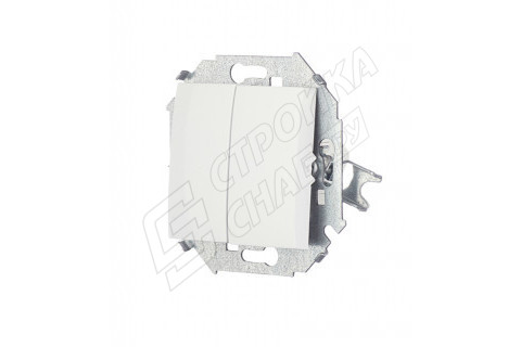 Переключатель Simon 15 1591397-030 двухклавишный на 2 направления скрытая установка белый Переключатель Simon 15 1591397-030 двухклавишный на 2 направления скрытая установка белый