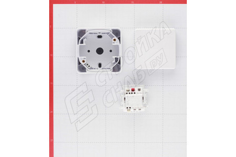Переключатель Schneider Electric Mureva S MUR39021 одноклавишный на 2 направления открытая установка белый IP55 Переключатель Schneider Electric Mureva S MUR39021 одноклавишный на 2 направления открытая установка белый IP55