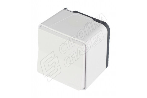 Переключатель Schneider Electric Mureva S MUR39021 одноклавишный на 2 направления открытая установка белый IP55 Переключатель Schneider Electric Mureva S MUR39021 одноклавишный на 2 направления открытая установка белый IP55