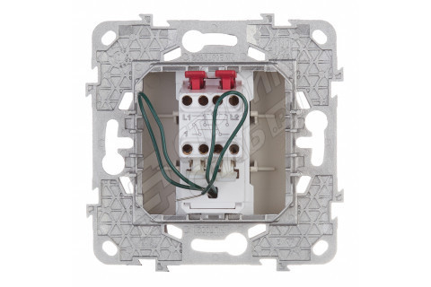 Переключатель Schneider Electric Unica NEW NU520544N одноклавишный перекрестный скрытая установка бежевый с подсветкой Переключатель Schneider Electric Unica NEW NU520544N одноклавишный перекрестный скрытая установка бежевый с подсветкой