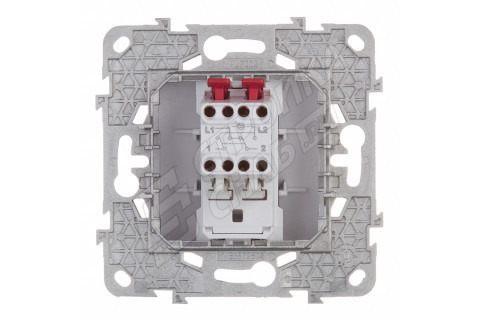 Переключатель Schneider Electric Unica NEW NU520530N одноклавишный перекрестный скрытая установка алюминий с подсветкой Переключатель Schneider Electric Unica NEW NU520530N одноклавишный перекрестный скрытая установка алюминий с подсветкой
