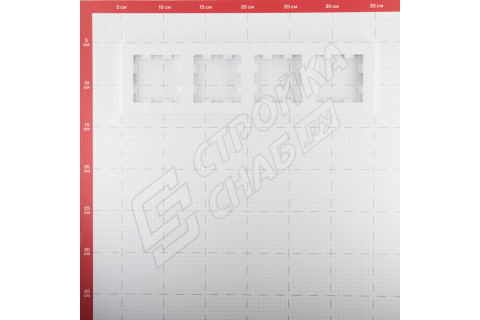 Рамка Schneider Electric Atlas Design ATN000104 четырехместная универсальная белая Рамка Schneider Electric Atlas Design ATN000104 четырехместная универсальная белая