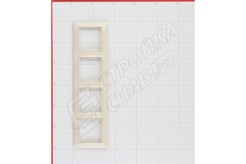Рамка Legrand Valena 695634 четырехместная универсальная слоновая кость Рамка Legrand Valena 695634 четырехместная универсальная слоновая кость
