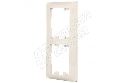 Рамка Schneider Electric Glossa GSL000202 двухместная горизонтальная бежевая Рамка Schneider Electric Glossa GSL000202 двухместная горизонтальная бежевая
