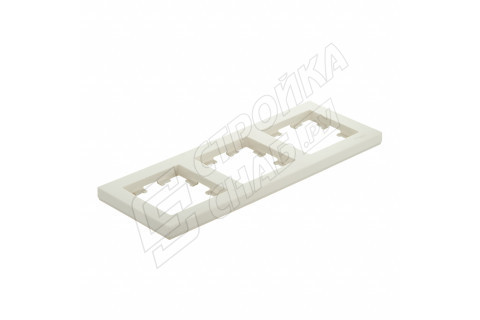 Рамка Schneider Electric Atlas Design ATN000203 трехместная универсальная бежевая Рамка Schneider Electric Atlas Design ATN000203 трехместная универсальная бежевая