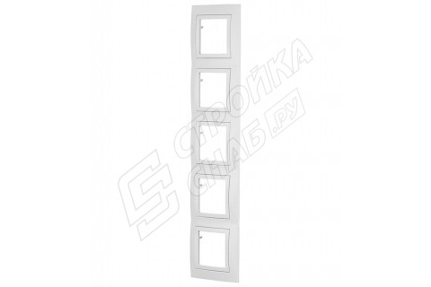 Рамка Schneider Electric Unica MGU2.010.18 пятиместная универсальная белая Рамка Schneider Electric Unica MGU2.010.18 пятиместная универсальная белая