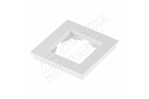 Рамка GUNSAN Eqona 16401100-000140 одноместная универсальная скрытая установка белая IP20 Рамка GUNSAN Eqona 16401100-000140 одноместная универсальная скрытая установка белая IP20