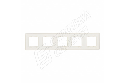 Рамка Schneider Electric Unica NEW STUDIO NU201044 пятиместная универсальная бежевая Рамка Schneider Electric Unica NEW STUDIO NU201044 пятиместная универсальная бежевая