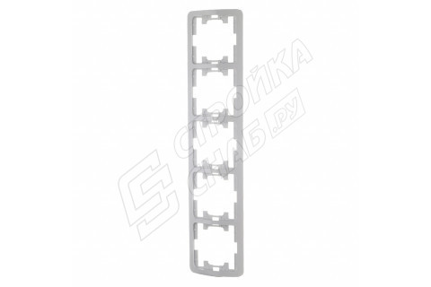 Рамка Makel Mimoza 22059 пятиместная универсальная белая Рамка Makel Mimoza 22059 пятиместная универсальная белая