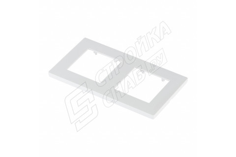 Рамка Simon 24 Harmonie 2400620-030 двухместная универсальная белая Рамка Simon 24 Harmonie 2400620-030 двухместная универсальная белая