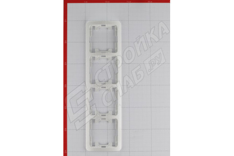 Рамка Makel Mimoza 22039 четырехместная универсальная белая Рамка Makel Mimoza 22039 четырехместная универсальная белая