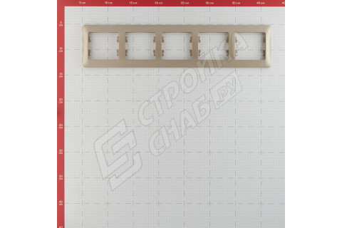 Рамка Schneider Electric Glossa GSL000405 пятиместная горизонтальная титан IP20 Рамка Schneider Electric Glossa GSL000405 пятиместная горизонтальная титан IP20