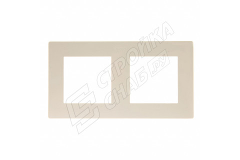 Рамка Simon 24 Harmonie 2400620-031 двухместная универсальная слоновая кость Рамка Simon 24 Harmonie 2400620-031 двухместная универсальная слоновая кость