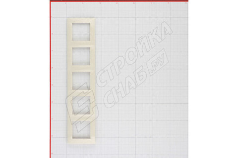 Рамка Simon 15 1500650-031 пятиместная универсальная слоновая кость Рамка Simon 15 1500650-031 пятиместная универсальная слоновая кость