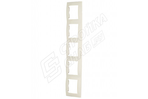 Рамка Simon 15 1500650-031 пятиместная универсальная слоновая кость Рамка Simon 15 1500650-031 пятиместная универсальная слоновая кость