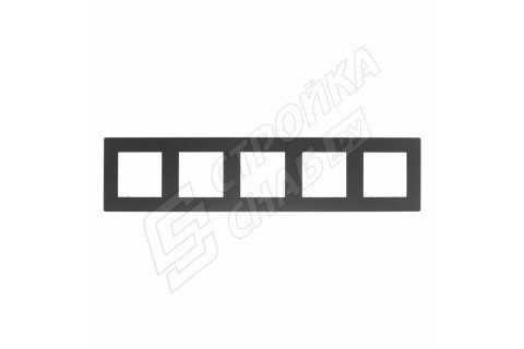 Рамка Simon 24 Harmonie 2400650-038 пятиместная универсальная графит Рамка Simon 24 Harmonie 2400650-038 пятиместная универсальная графит