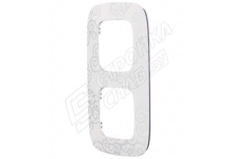 Рамка Legrand Valena Allure 754342 двухместная универсальная нарцисс хром Рамка Legrand Valena Allure 754342 двухместная универсальная нарцисс хром