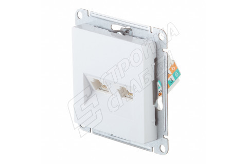 Розетка компьютерная Schneider Electric Atlas Design ATN000185 скрытая установка белая модули RJ45 cat 5 и RJ45 cat 5е Розетка компьютерная Schneider Electric Atlas Design ATN000185 скрытая установка белая модули RJ45 cat 5 и RJ45 cat 5е