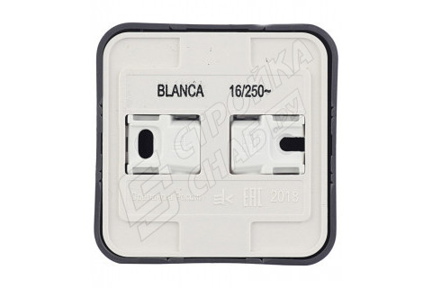 Розетка Schneider Electric Blanca BLNRA011116 открытая установка антрацит с заземлением со шторками Розетка Schneider Electric Blanca BLNRA011116 открытая установка антрацит с заземлением со шторками