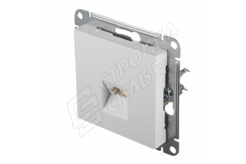 Розетка телефонная Schneider Electric Atlas Design ATN000181 скрытая установка белая один модуль RJ11 Розетка телефонная Schneider Electric Atlas Design ATN000181 скрытая установка белая один модуль RJ11