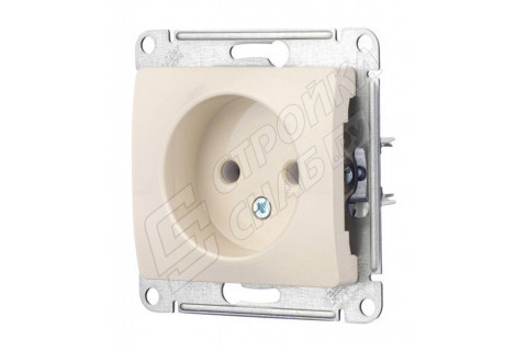 Розетка Schneider Electric Glossa GSL000241 скрытая установка бежевый без заземления Розетка Schneider Electric Glossa GSL000241 скрытая установка бежевый без заземления