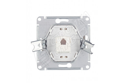 Розетка компьютерная Schneider Electric Glossa GSL000481K скрытая установка титан Розетка компьютерная Schneider Electric Glossa GSL000481K скрытая установка титан