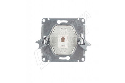 Розетка телефонная Schneider Electric Glossa GSL000181T скрытая установка белая один модуль RJ11 cat 3 Розетка телефонная Schneider Electric Glossa GSL000181T скрытая установка белая один модуль RJ11 cat 3
