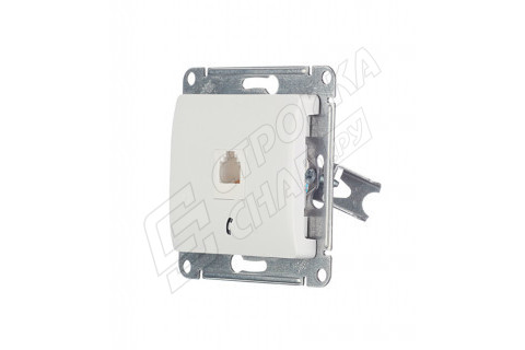 Розетка телефонная Schneider Electric Glossa GSL000181T скрытая установка белая один модуль RJ11 cat 3 Розетка телефонная Schneider Electric Glossa GSL000181T скрытая установка белая один модуль RJ11 cat 3