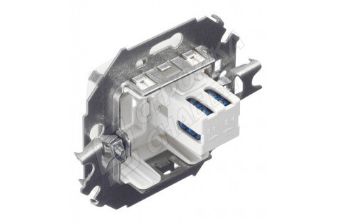 Розетка телефонная Simon 15 1591480-030 скрытая установка белая один модуль RJ11 cat 5е Розетка телефонная Simon 15 1591480-030 скрытая установка белая один модуль RJ11 cat 5е